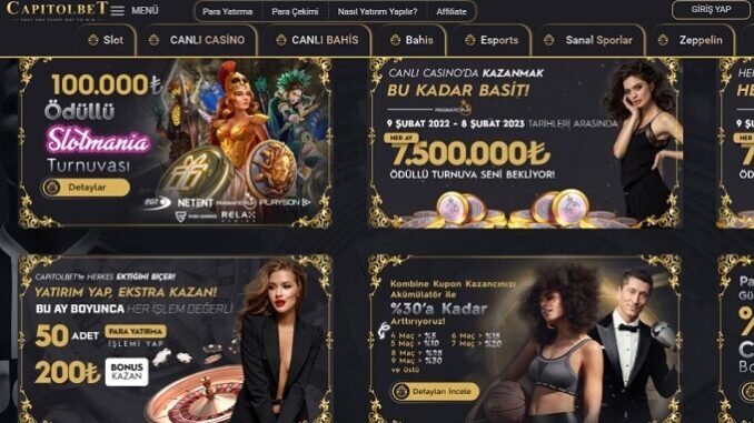 CapitolBet Aylık 200 Freespin