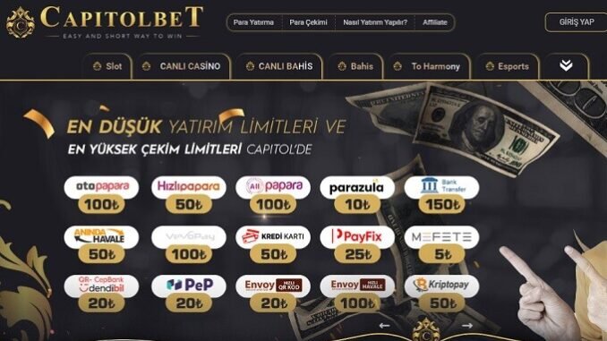 CapitolBet Pokus İle 500 TL Bonus